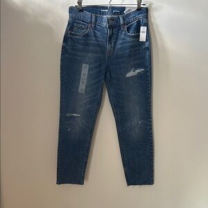 Old Navy Women's Slim Jeans - Dark Blue